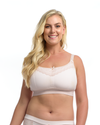 THE NURSING LOUNGE BRA: Delicate Blush - Full Embrace