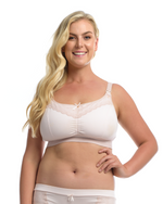 THE NURSING LOUNGE BRA: Delicate Blush - Full Embrace