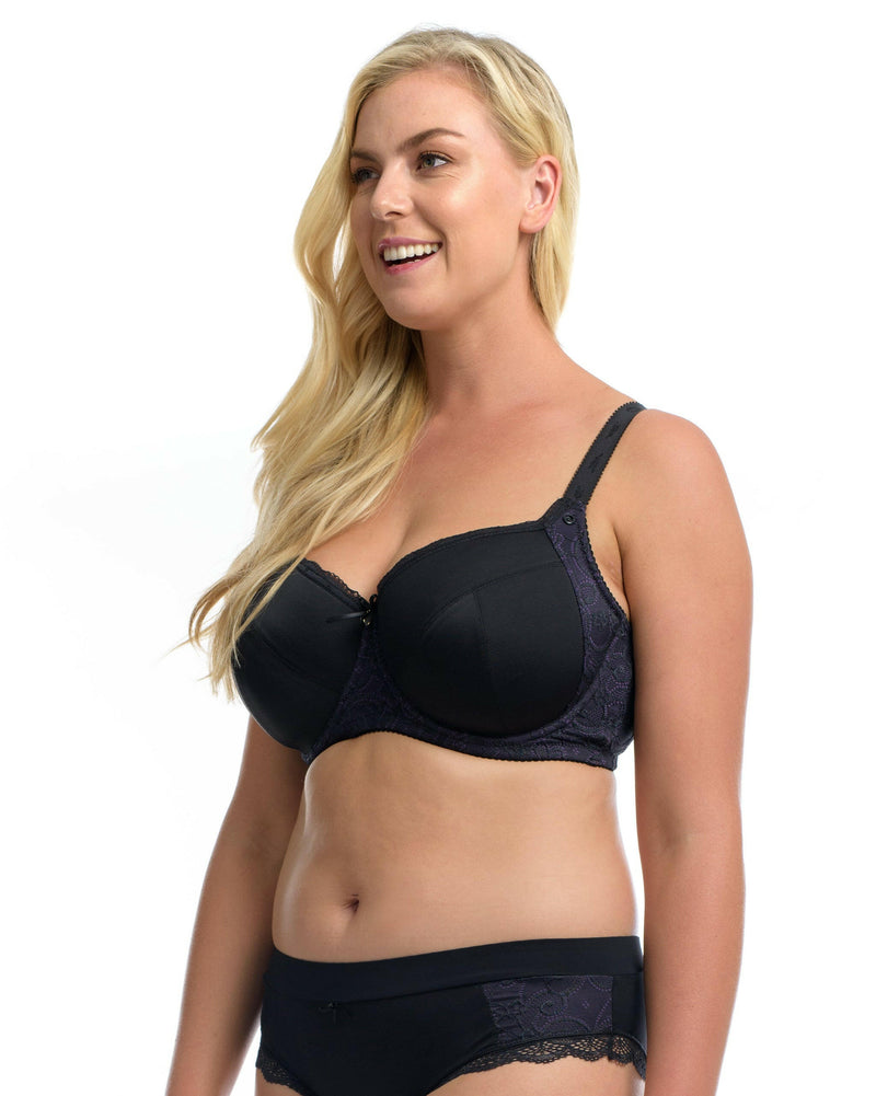 THE ESSENTIAL BALCONETTE BRA: Imperial Purple - Full Embrace