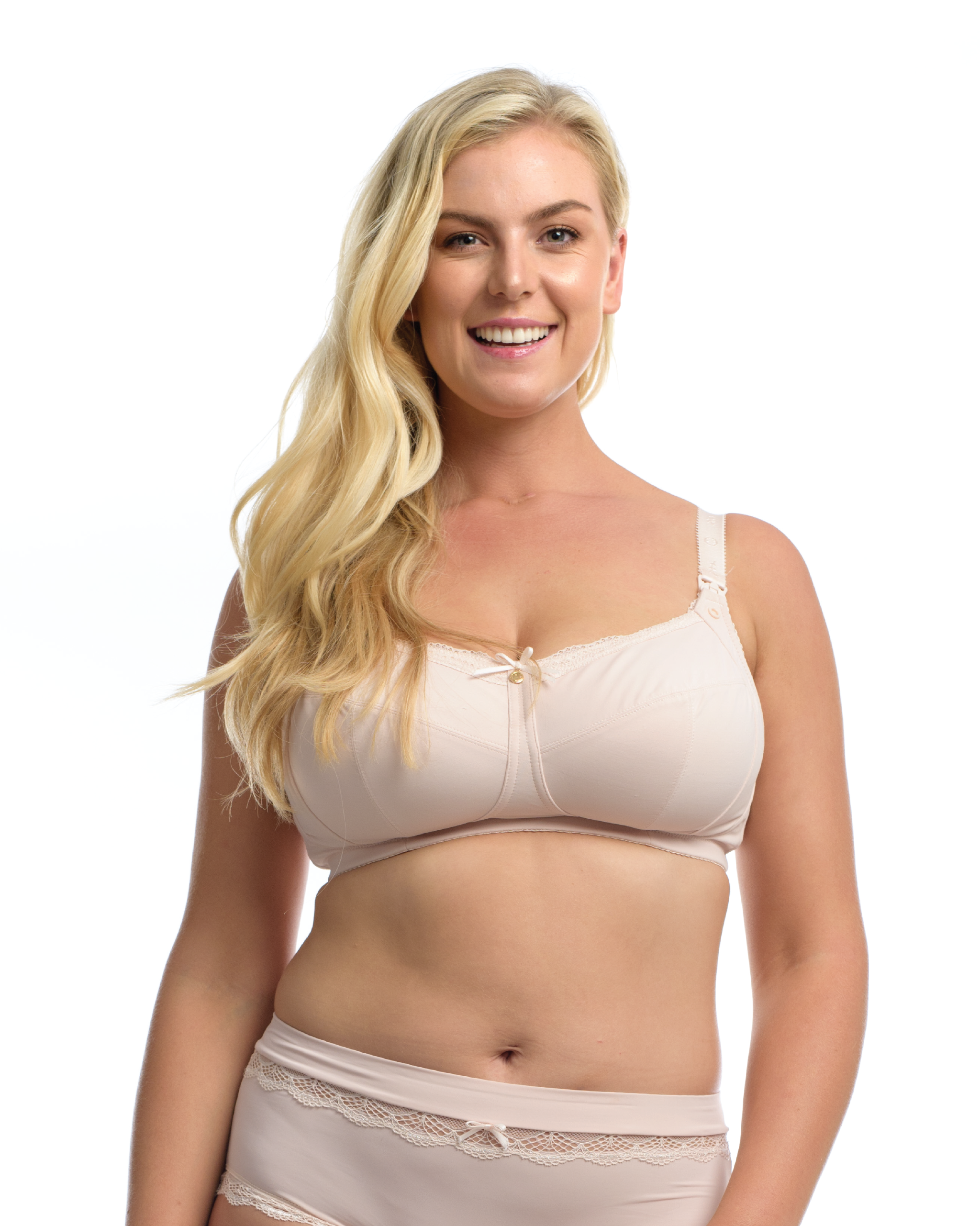 THE ESSENTIAL NURSING BRA: Blush – Full Embrace