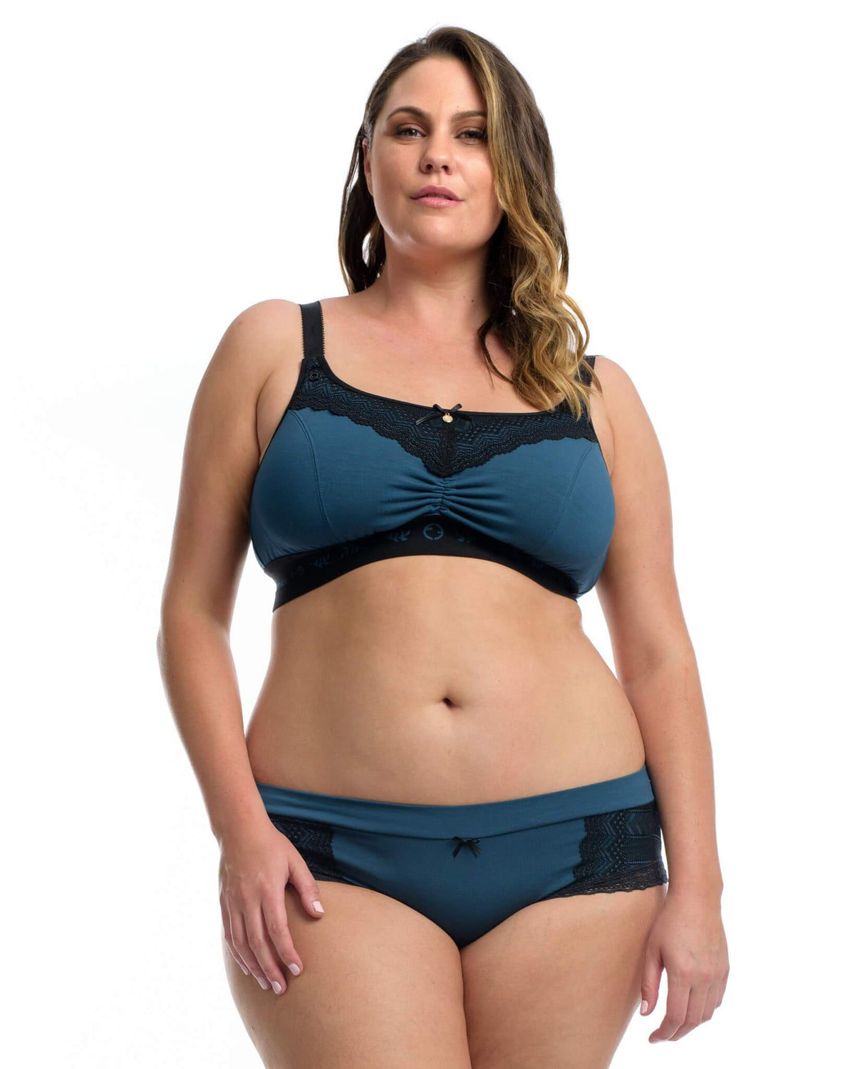 THE LOUNGE BRA: Midnight Blue - Full Embrace