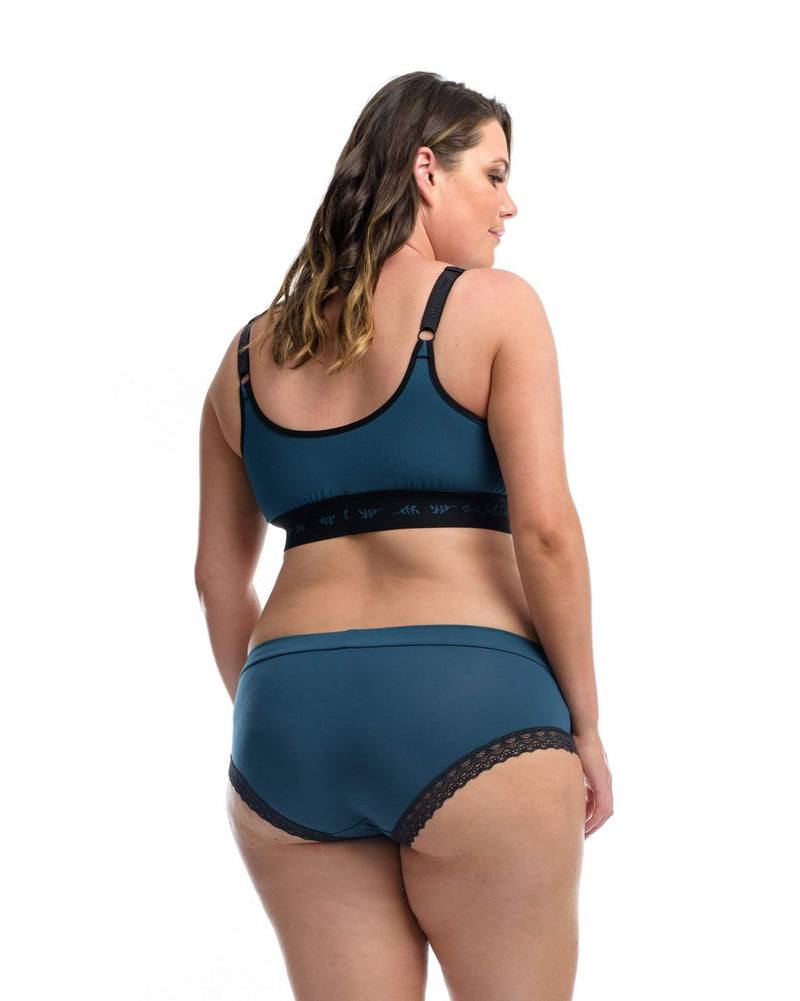 THE LOUNGE BRA: Midnight Blue - Full Embrace